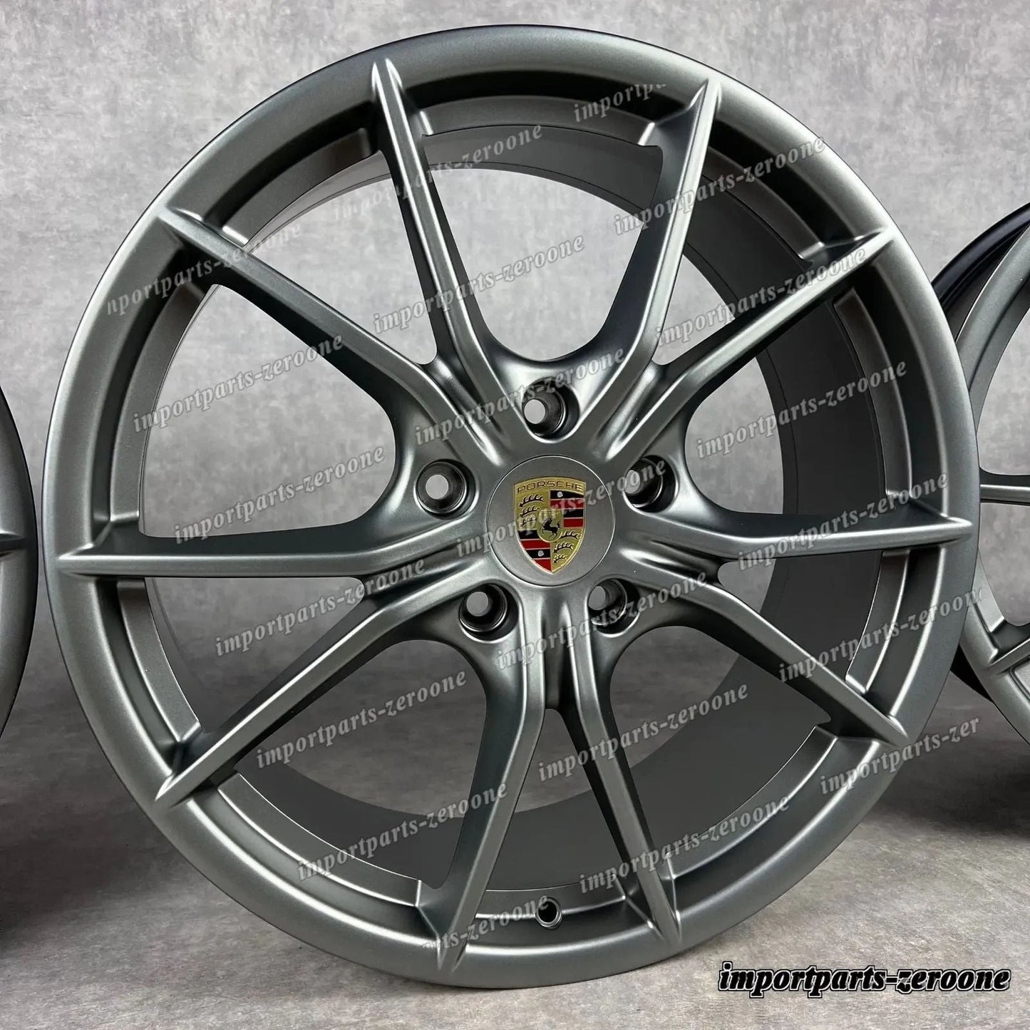 ポルシェ ホイール 991.2 20インチ 純正 カレラ S IV C2 2S T 夏用 Platinum 新品　-1055