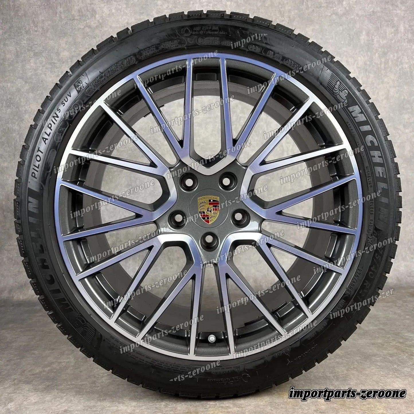 冬用 ポルシェ カイエン E3 純正 21インチ RS Spyder ホイール ターボ S 9Y0044610H　-1068