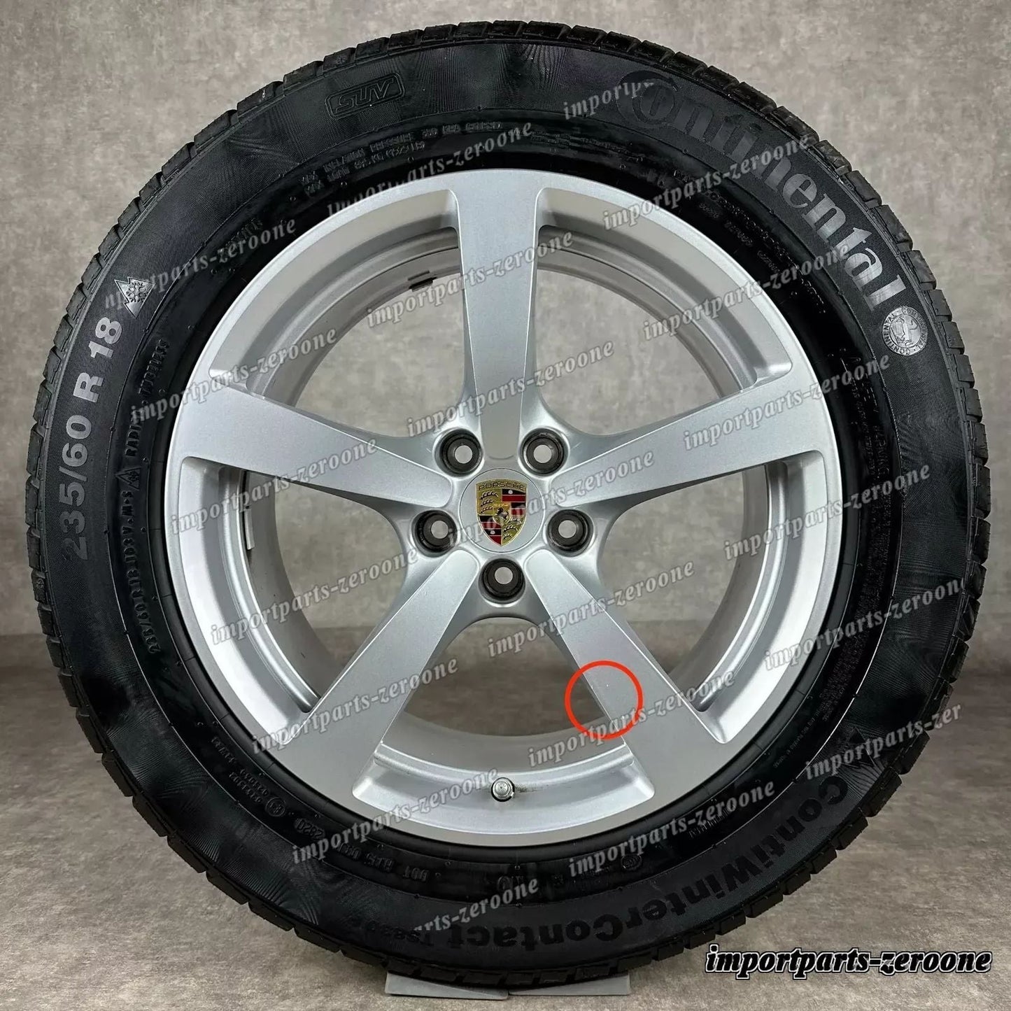 冬用 ポルシェ マカン II 18インチ 純正 ホイール Top 2.0 s Diesel Conti　-1069