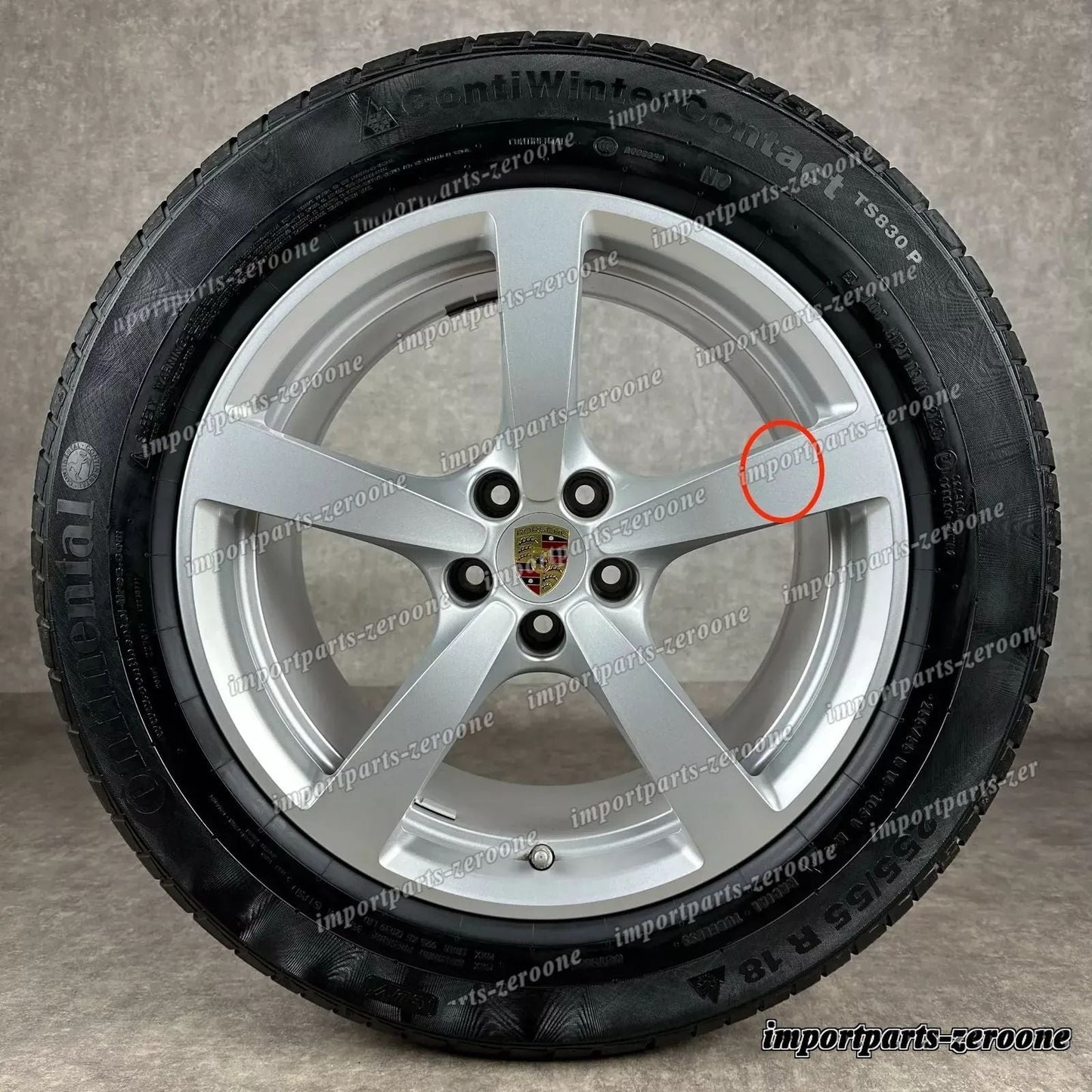冬用 ポルシェ マカン II 18インチ 純正 ホイール Top 2.0 s Diesel Conti　-1069