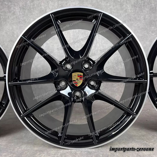 純正 ポルシェ 991.1 20 インチ カレラ SIII ホイール S NOIR C2 2S ET70  L'tat 新品f　-1074