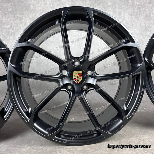 22 インチ 純正 ポルシェ カイエン Coup E3 9Y ターボ Gt ホイール ホイール D't GTS Noir　-1076