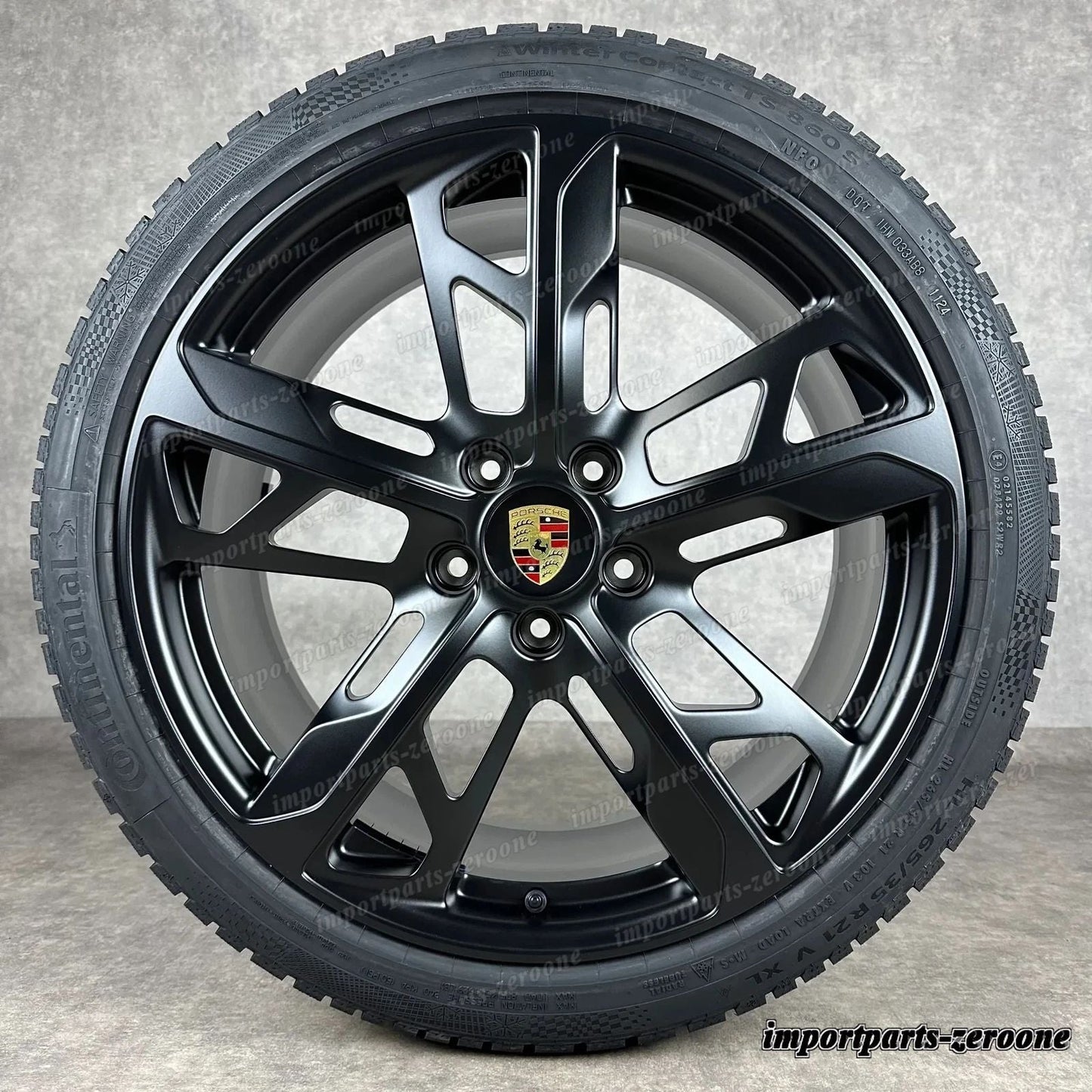 冬用 ポルシェ タイカン J1-2 21インチ 純正 Cross Turismo Design ホイール 4S GTS　-1092