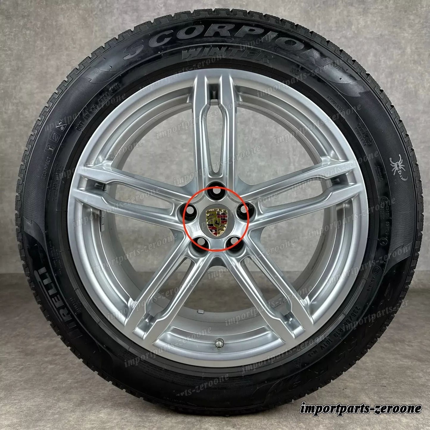 冬用 ポルシェn マカン I 19インチ 純正 Sport ホイール S GTS 95B044650A　-1104