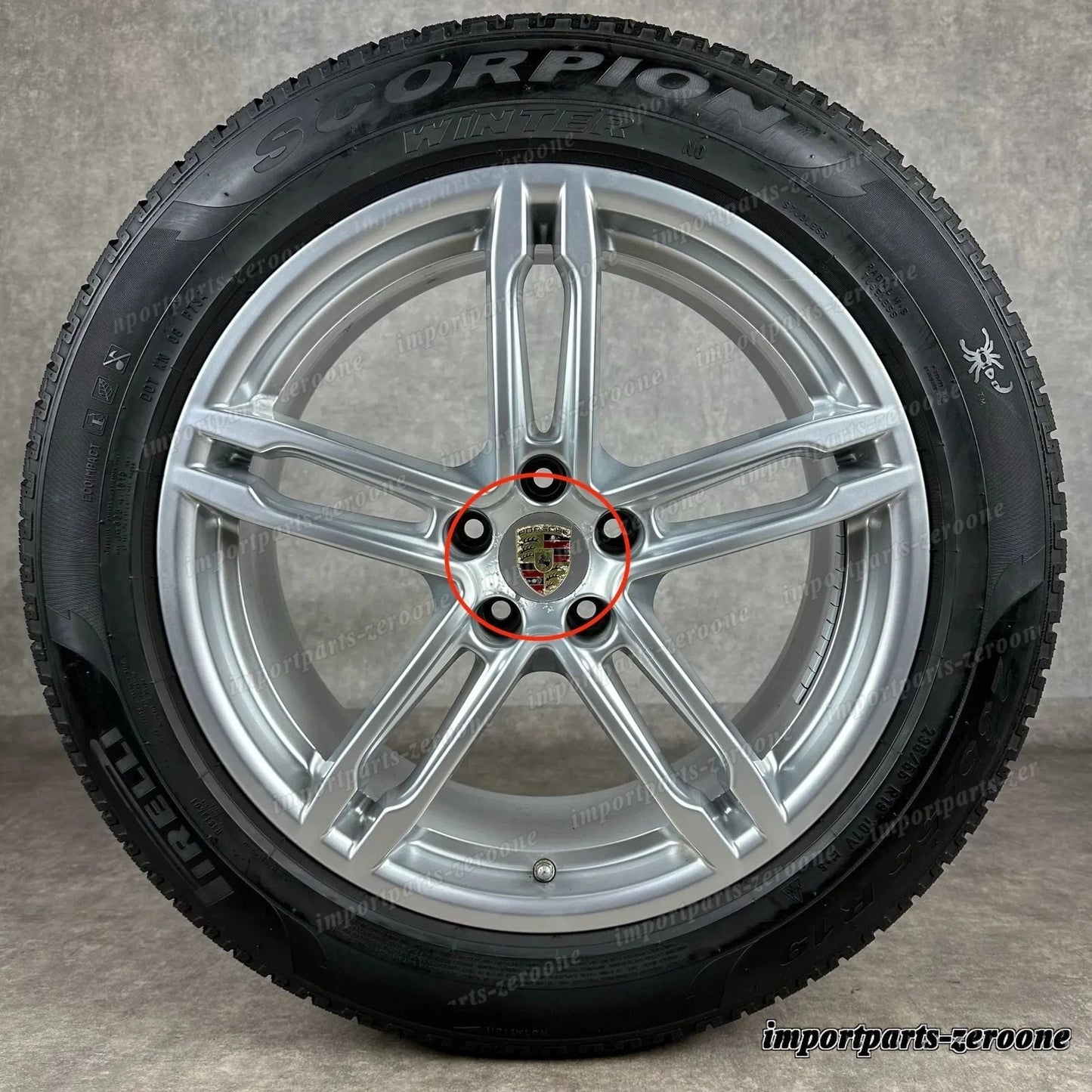 冬用 ポルシェn マカン I 19インチ 純正 Sport ホイール S GTS 95B044650A　-1104
