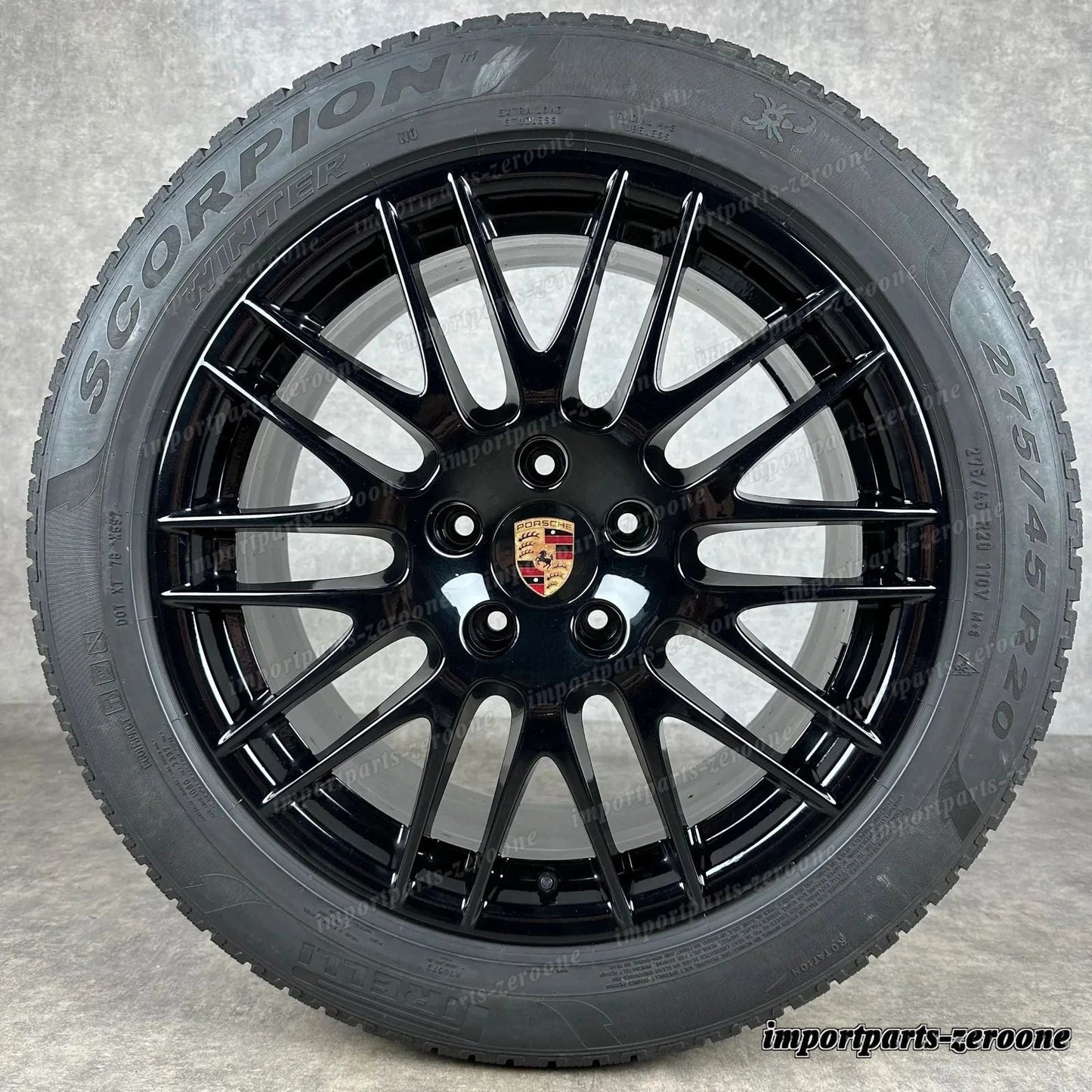 冬用 ポルシェ カイエン E2 958 20インチ 純正 RS Spyder ホイール ターボ S GTS 9J　-1119