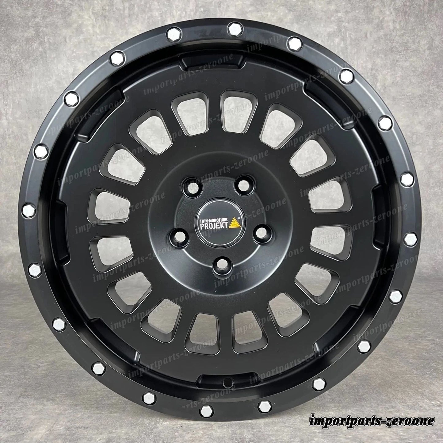 Twin Monotube AT Offroad ホイール VW T5-T6.1 8,5x18 5x120 ET47 All Terrain Black　-1122