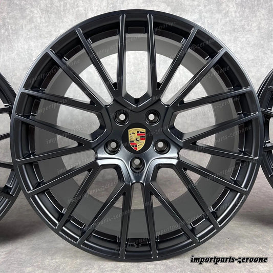 純正 ポルシェ カイエン Coup E3 21インチ RS Spyder ホイール ターボ GTS 9YB 9Y0044630S　-1123