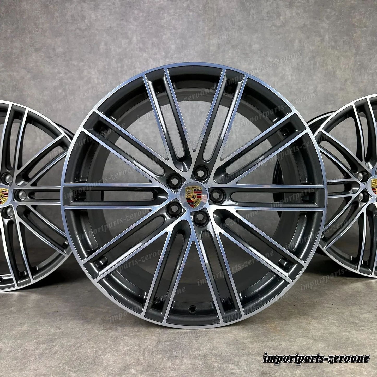 ポルシェ マカン II+III ホイール 21インチ 純正 911 ターボ IV s T GTS ターボ 9,5J + 10J　-1142