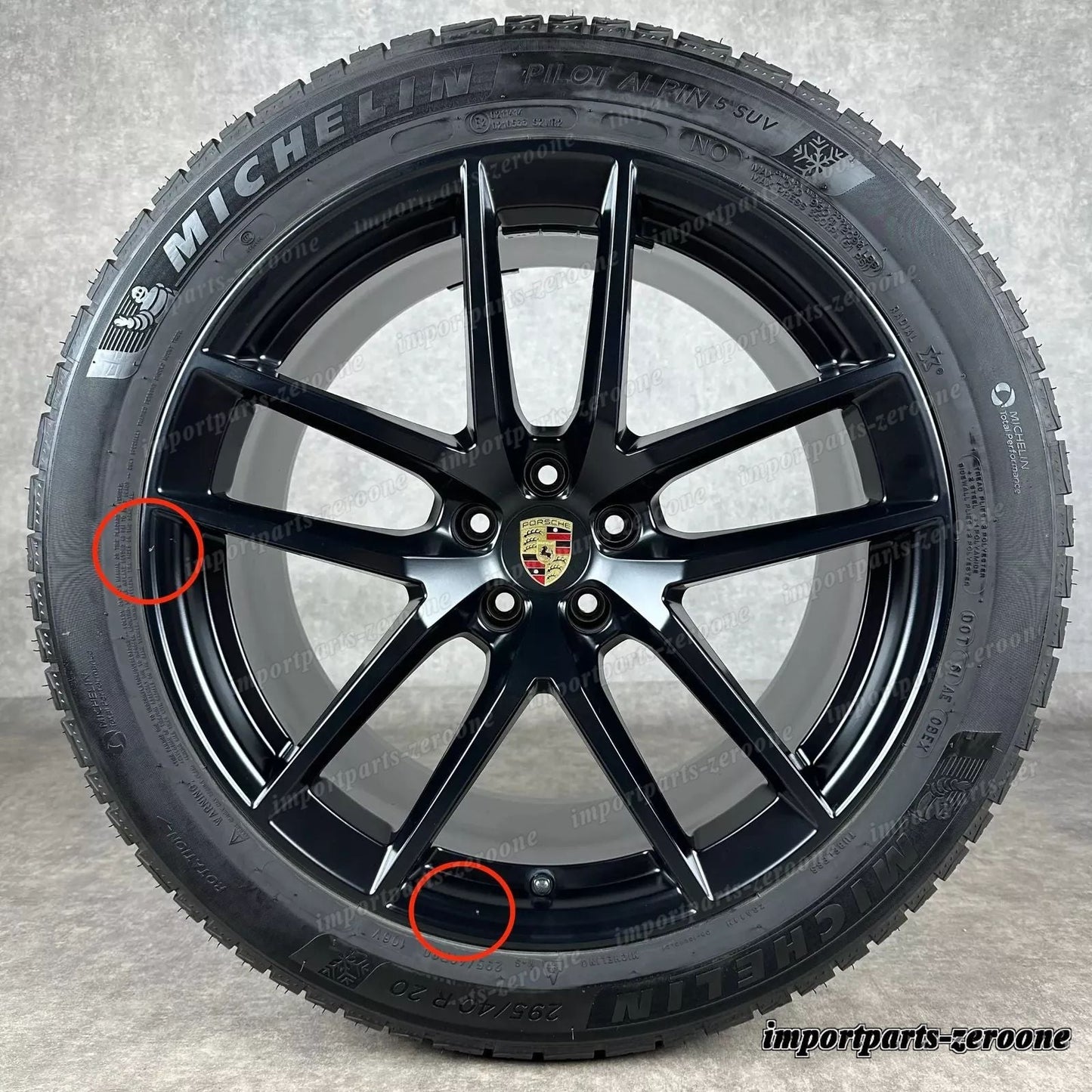 冬用 ポルシェ マカン III 20インチ S Rad 純正 ターボ GTS S T TOP 95B044650E　-1187