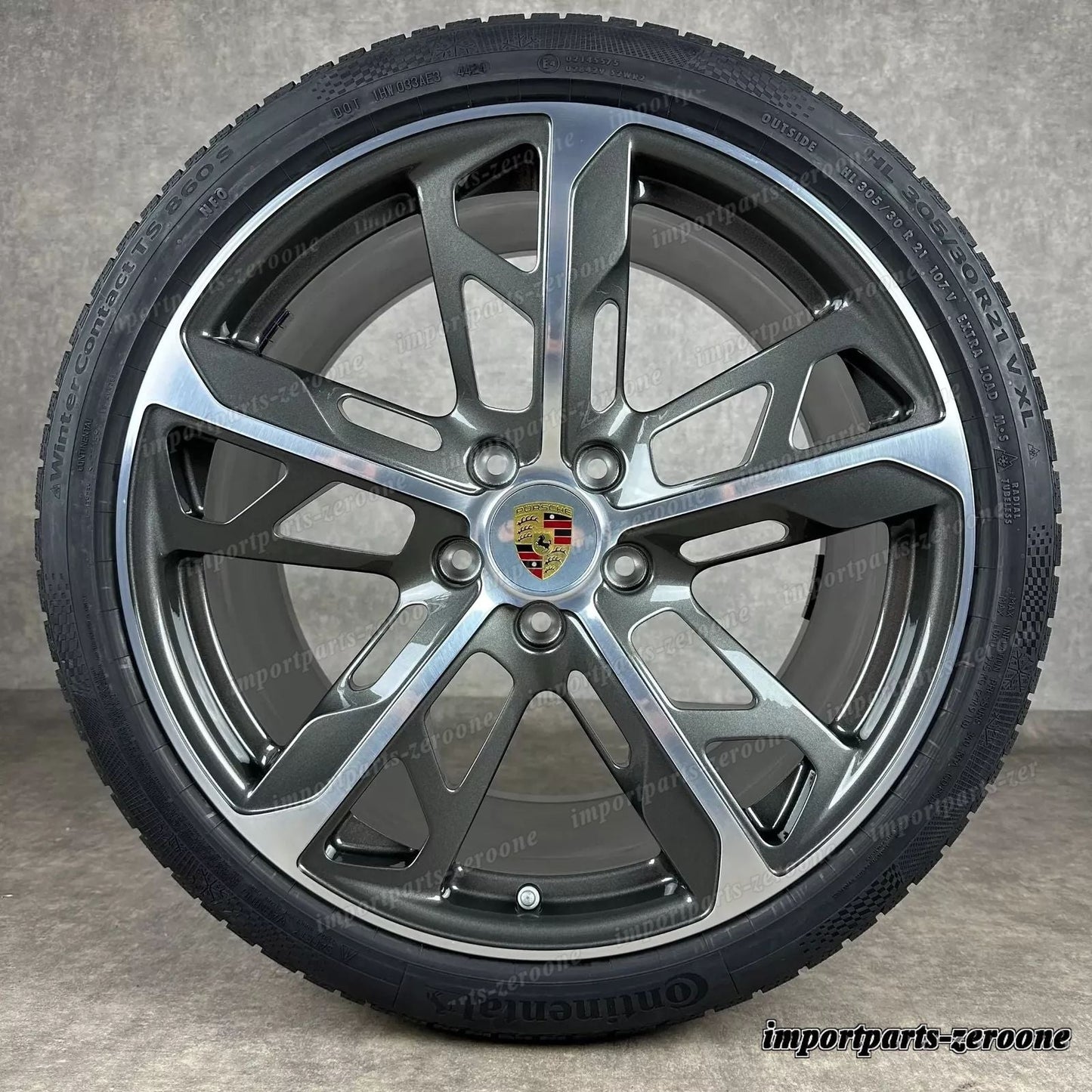 冬用 ポルシェ タイカン J1 II 21インチ 純正 Cross Turismo Design 9J1073603LA　-1188
