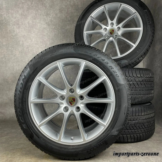 冬用 ポルシェ カイエン Coupe 20インチ E3 純正 Design ホイール ターボ 9Y0044630C　-1217