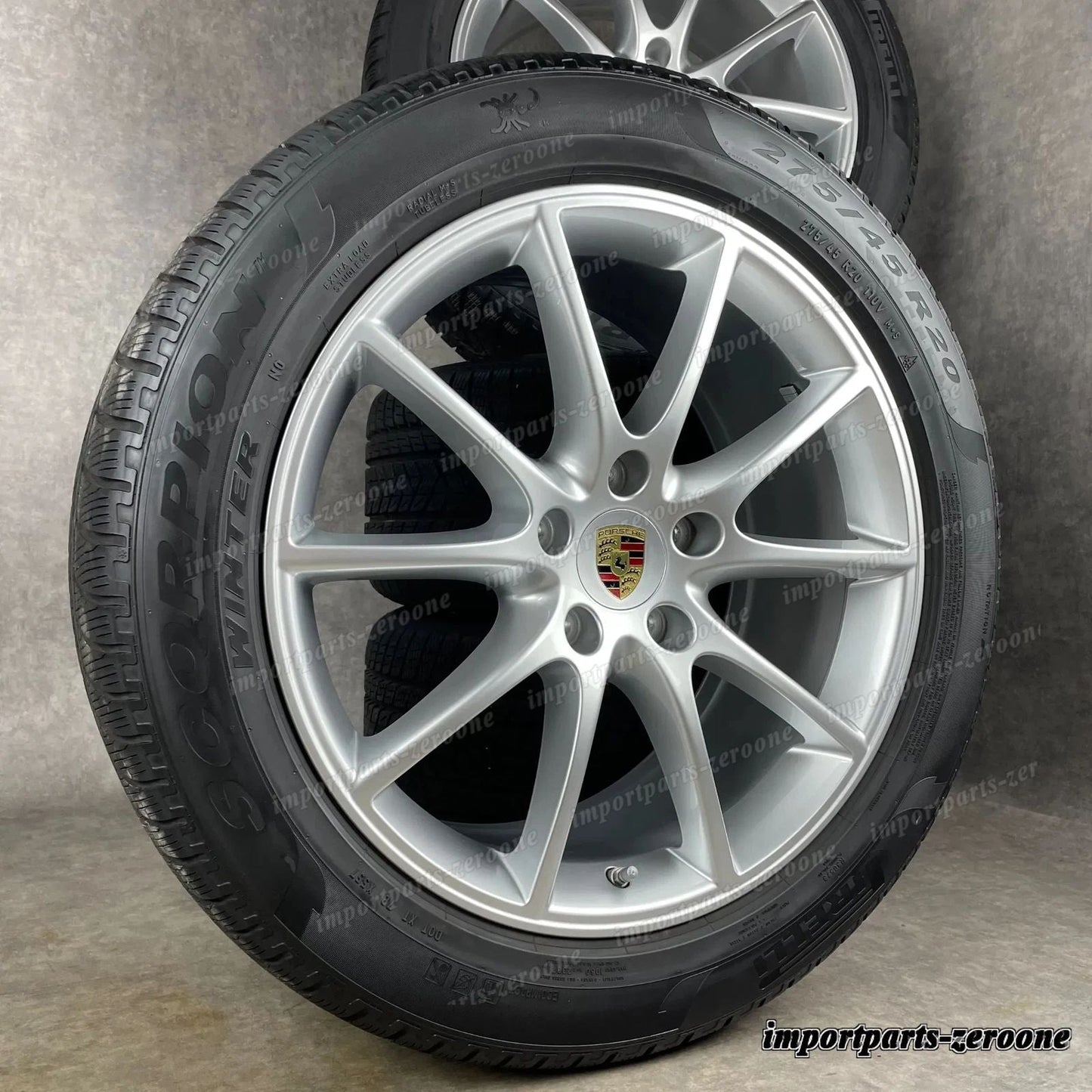 冬用 ポルシェ カイエン Coupe 20インチ E3 純正 Design ホイール ターボ 9Y0044630C　-1217
