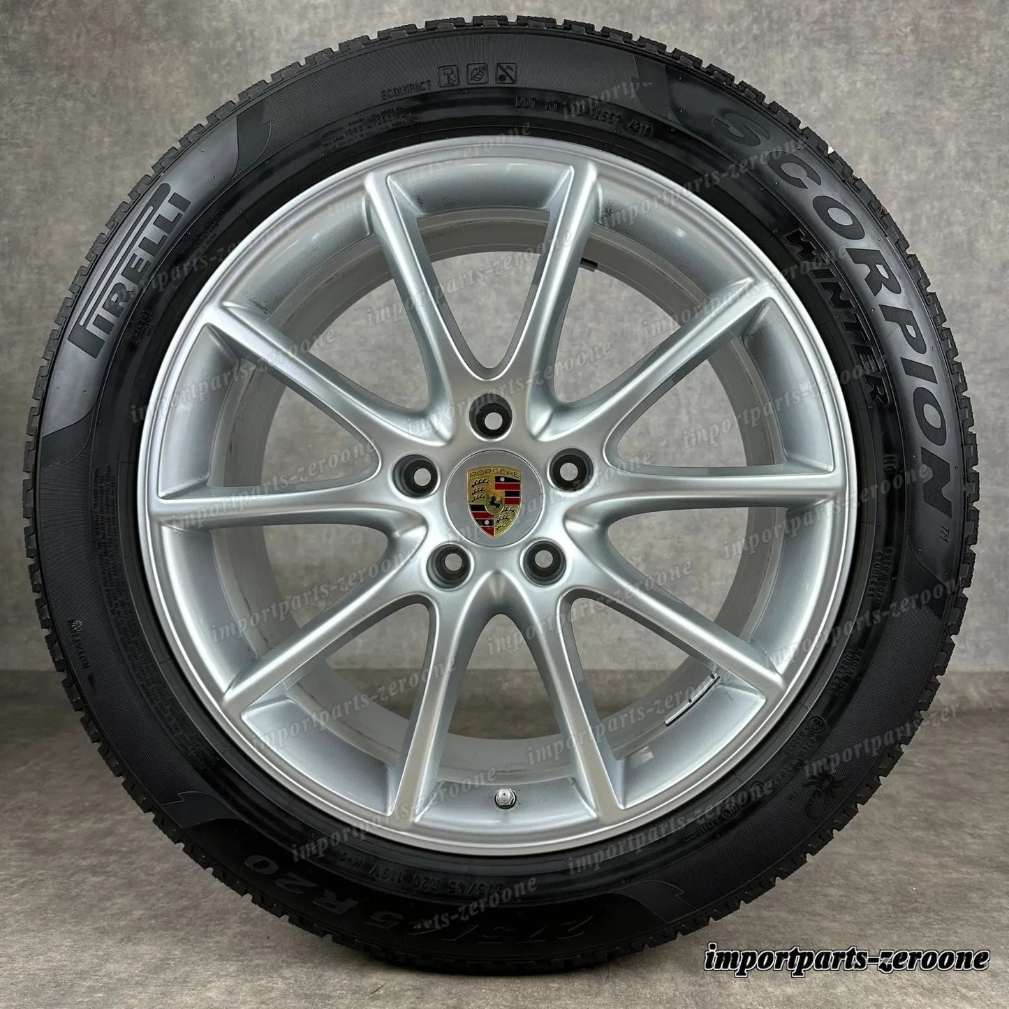冬用 ポルシェ カイエン Coupe 20インチ E3 純正 Design ホイール ターボ 9Y0044630C　-1217