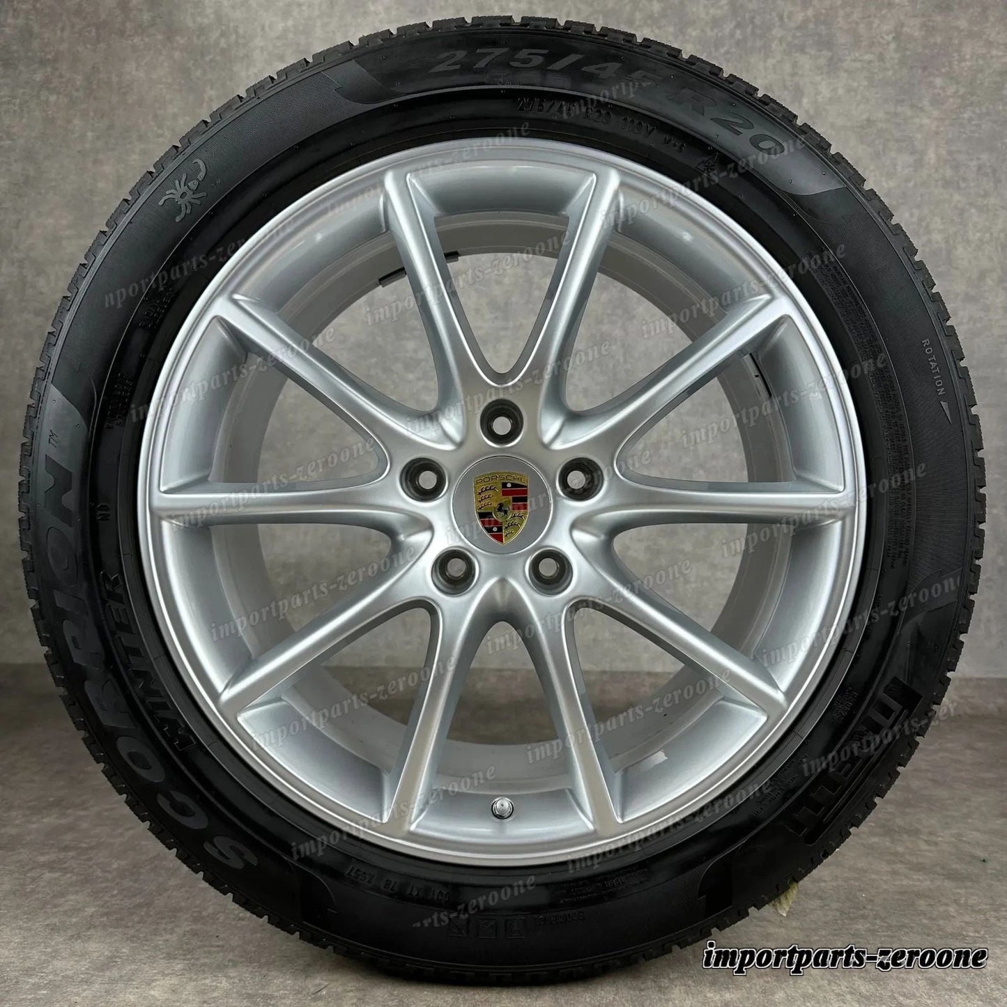 冬用 ポルシェ カイエン Coupe 20インチ E3 純正 Design ホイール ターボ 9Y0044630C　-1217