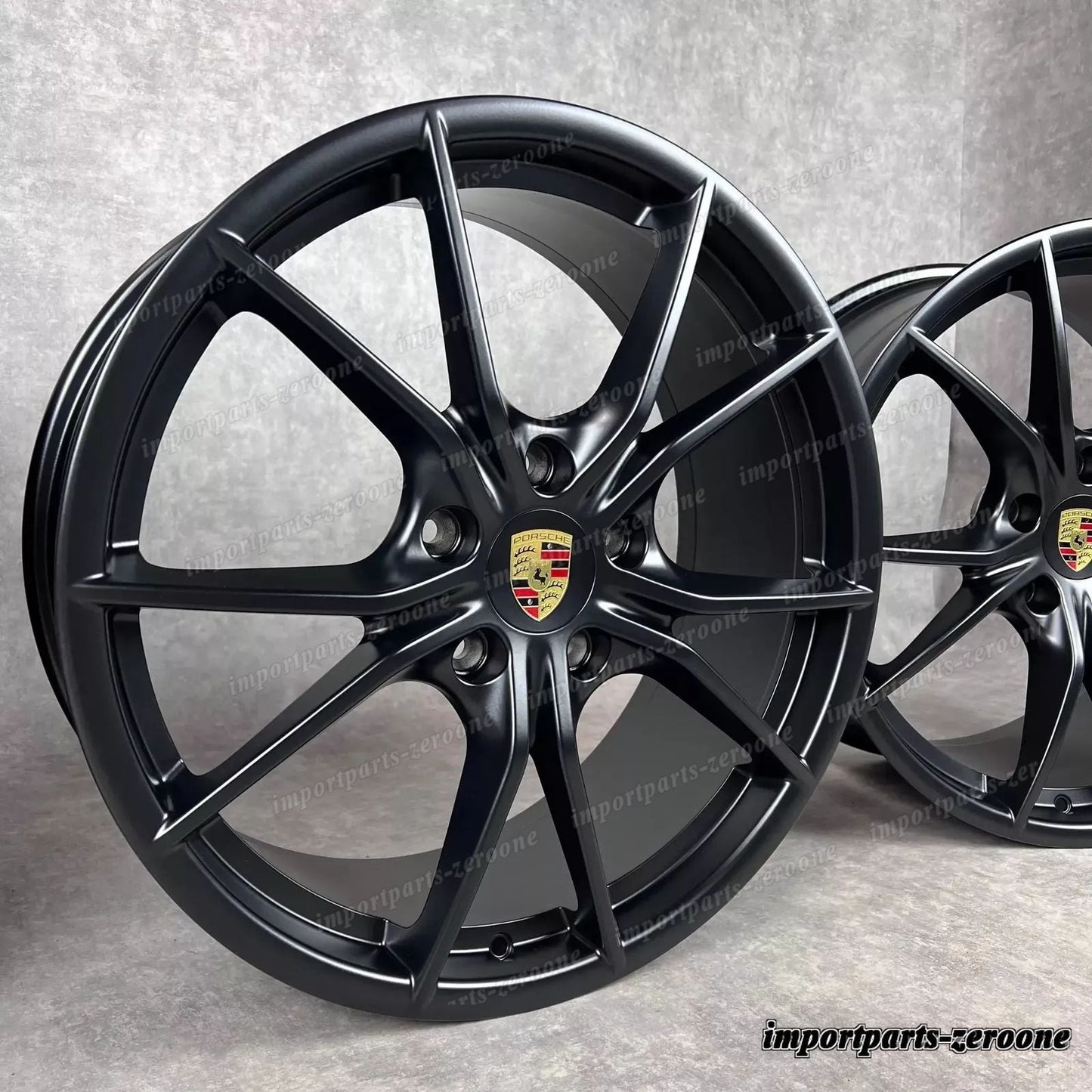 ポルシェ ホイール 991.2 20インチ 純正 カレラ S SIV C2 2S T 夏用 ブラック 新品　-1221