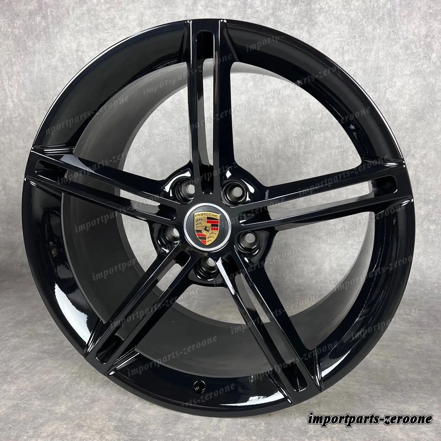 ポルシェ タイカン ホイール 純正 21 インチ Mission E Design 4S TURBO S GTS Noir　-1237