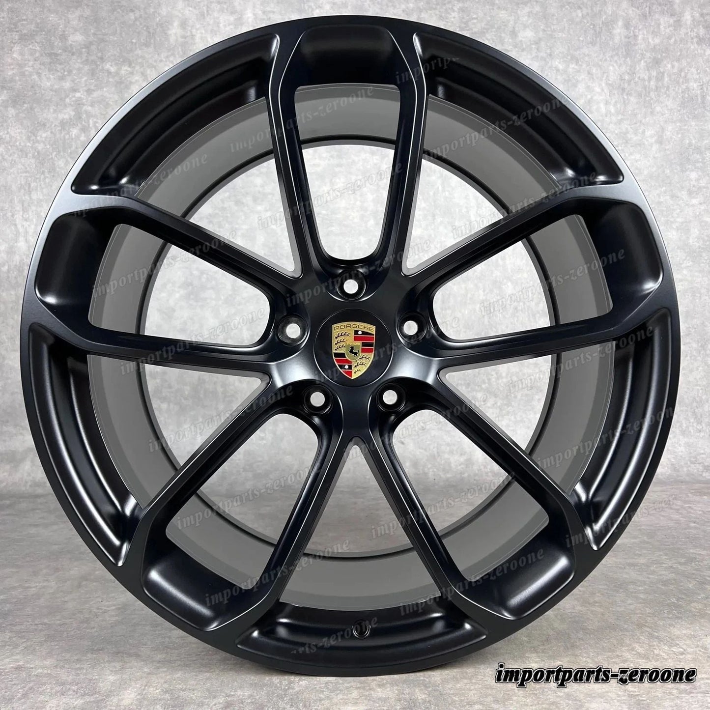 22 インチ 純正e ポルシェ カイエン Coup E3 9Y ターボ S GT Cerchioni Ruote GTS Black　-1238