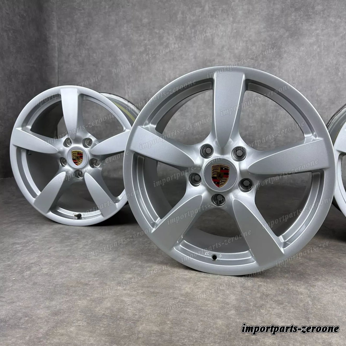 純正 ポルシェ ボクスター / ケイマン 987 18インチ ケイマン S RAD ホイール 98736213601　-1250