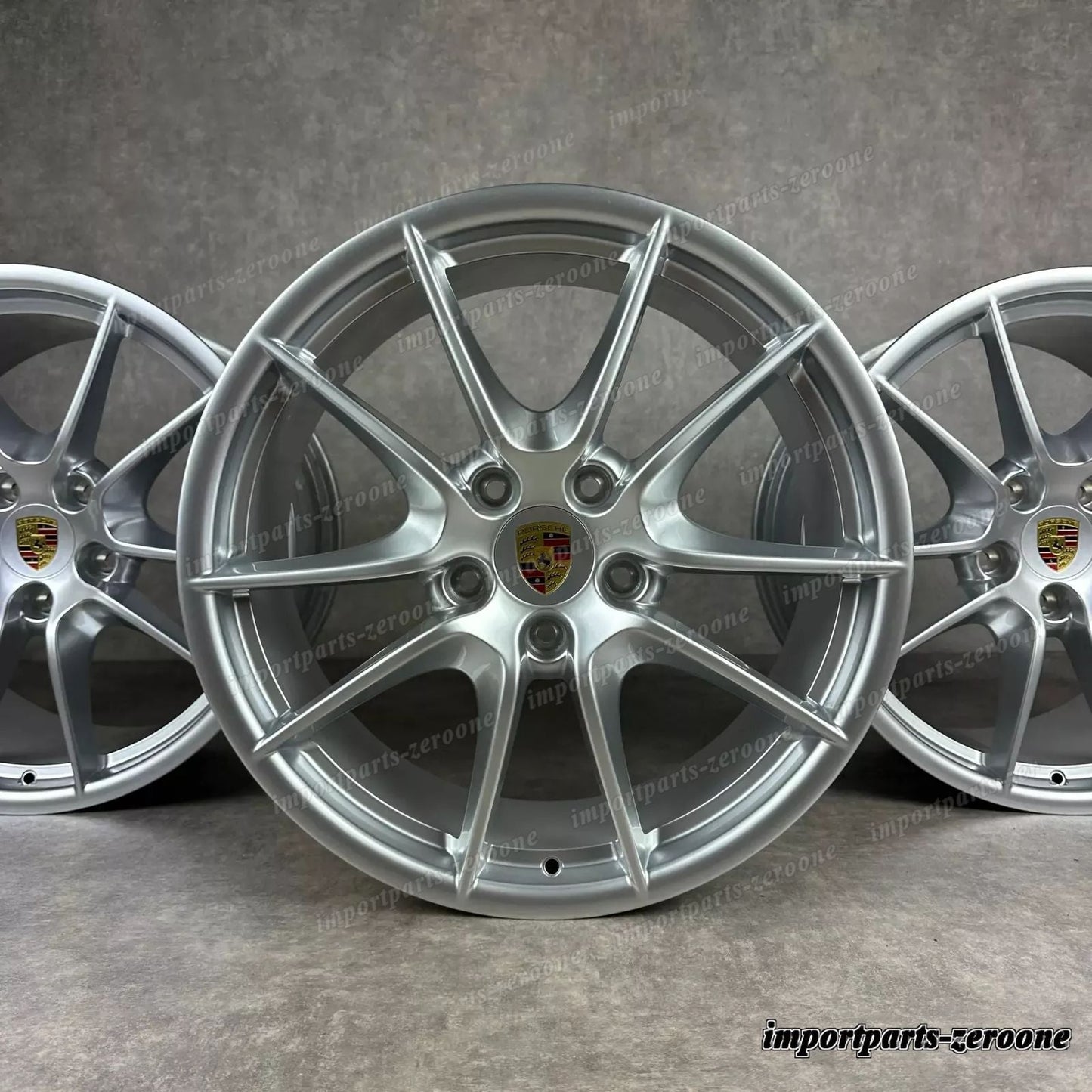 純正e ポルシェ 991.1 20インチ カレラ SIII Cerchi Argento S C2 2S ET70 Top　-1271