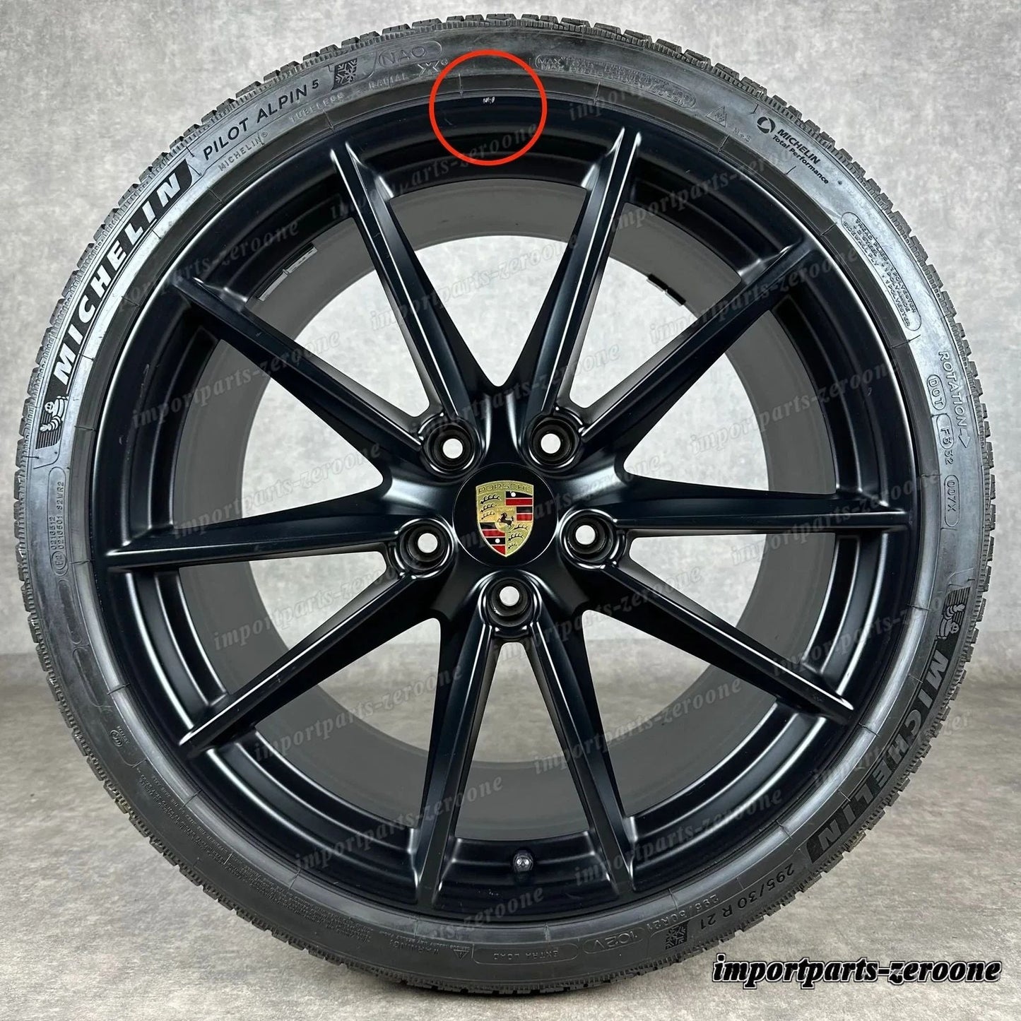 PORSCHE 992 WINTERRaDER 20/21 ZOLL カレラ S C4 4S Targa GTS ホイール 992044601C　-1275