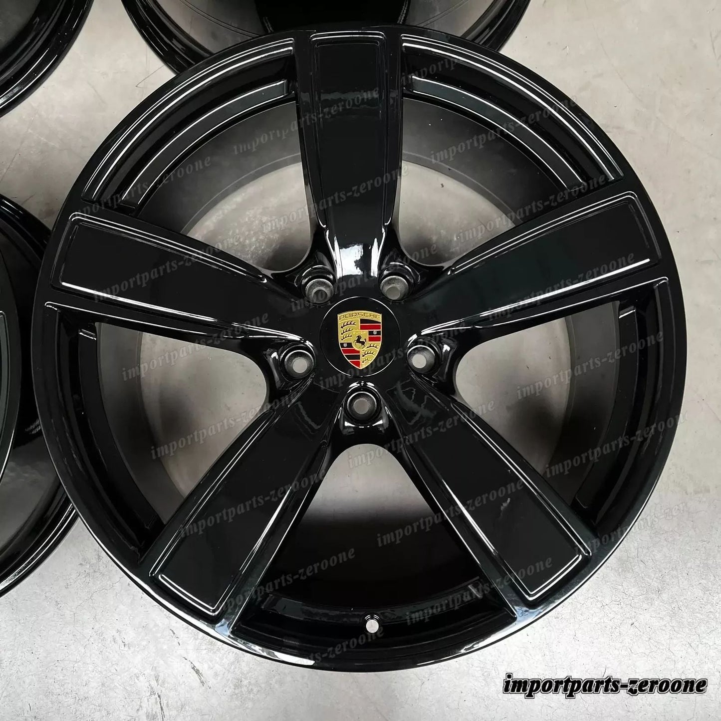純正 ポルシェ カイエン E3 22インチ Sport Classic ホイール ターボ S GTS Hybrid　-1294