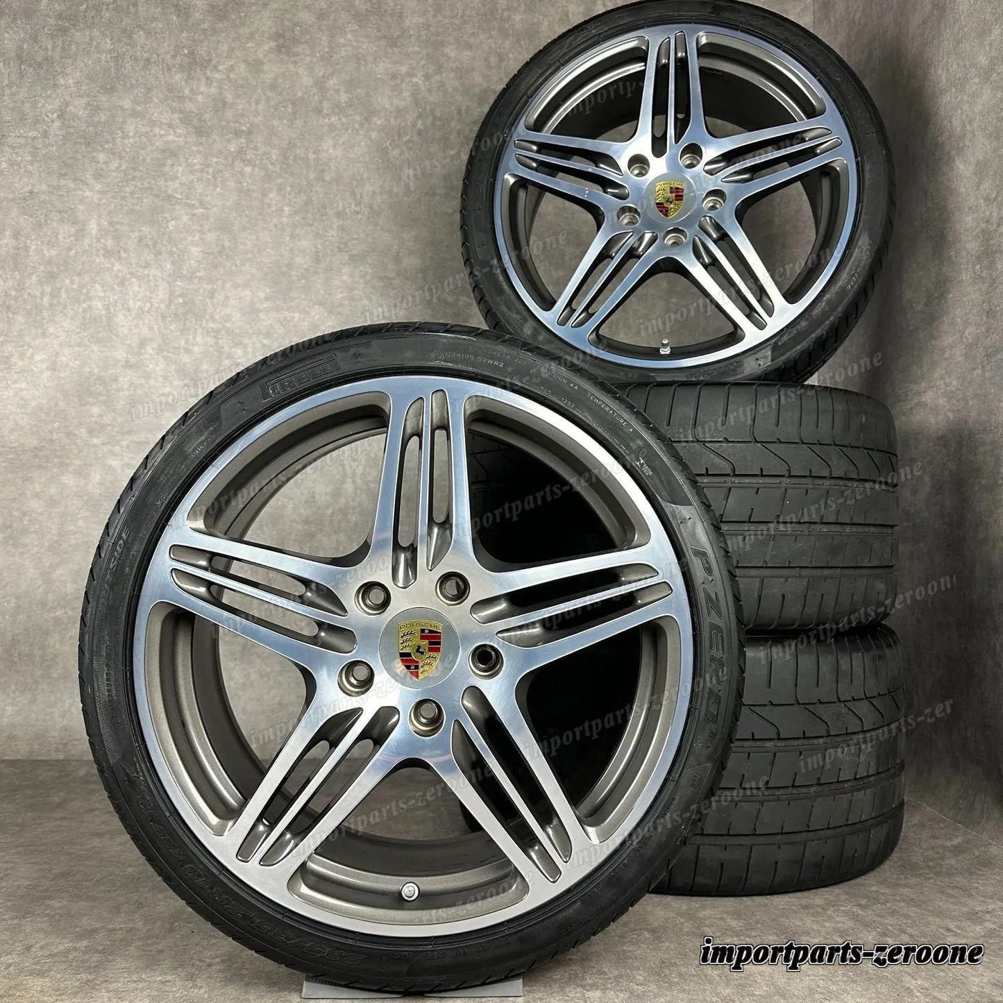 夏用 ポルシェ 997 C4 4S GTS 8J+11Jx19インチ 純正 ターボ I S Rad ホイール TOP　-1300