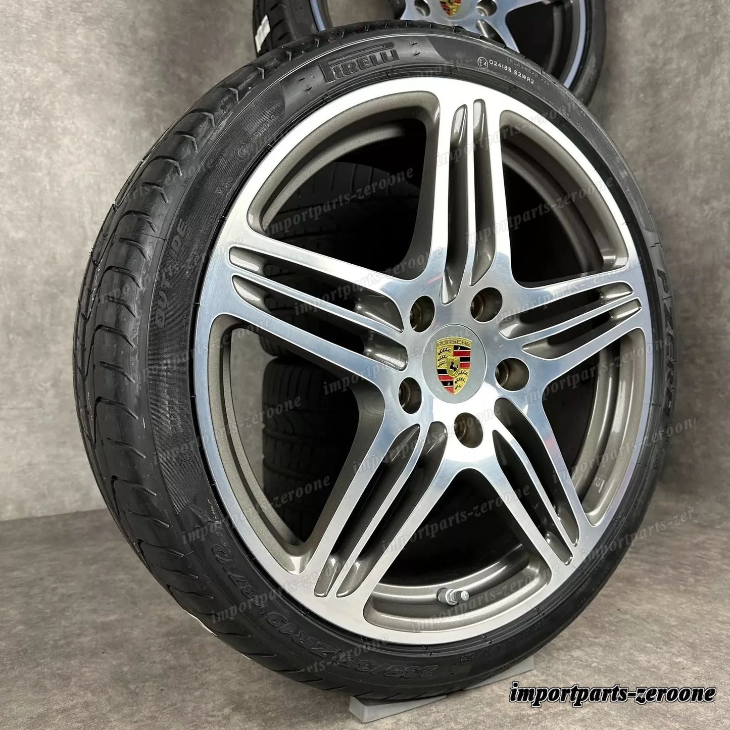 夏用 ポルシェ 997 C4 4S GTS 8J+11Jx19インチ 純正 ターボ I S Rad ホイール TOP　-1300