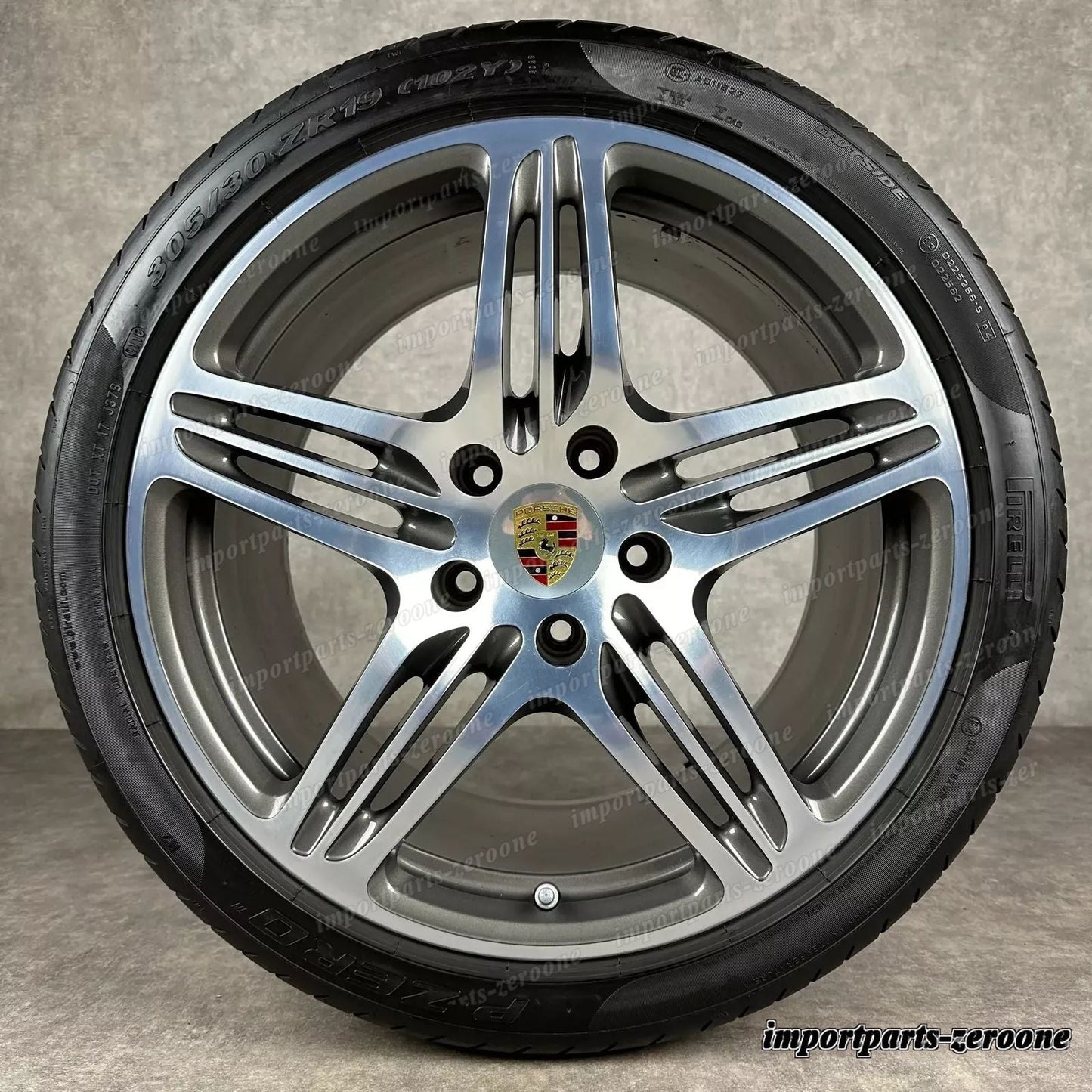 夏用 ポルシェ 997 C4 4S GTS 8J+11Jx19インチ 純正 ターボ I S Rad ホイール TOP　-1300