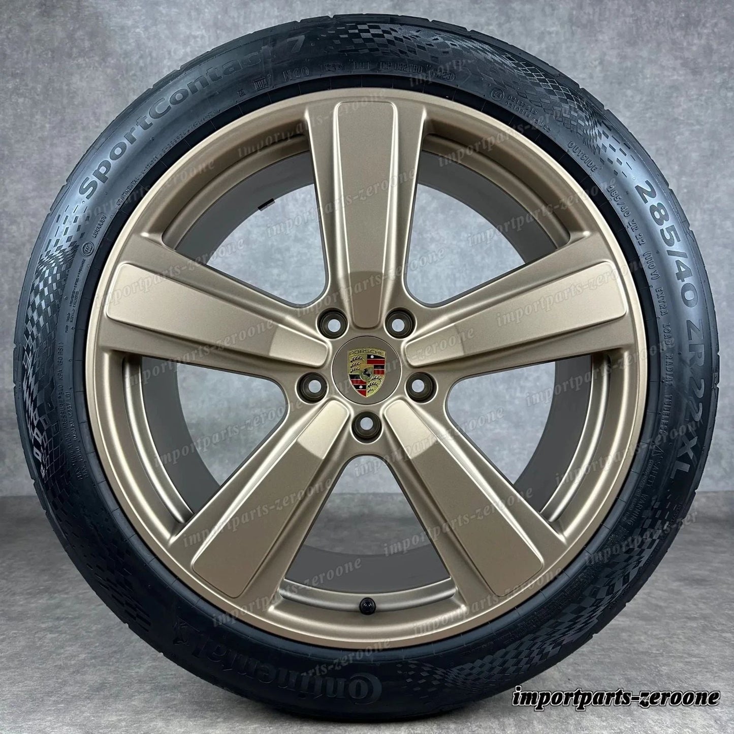 サマーセット カイエン E3-2 22インチ Design Exclusif 純正 ホイール 9YA 新品 Nodyme　-1341