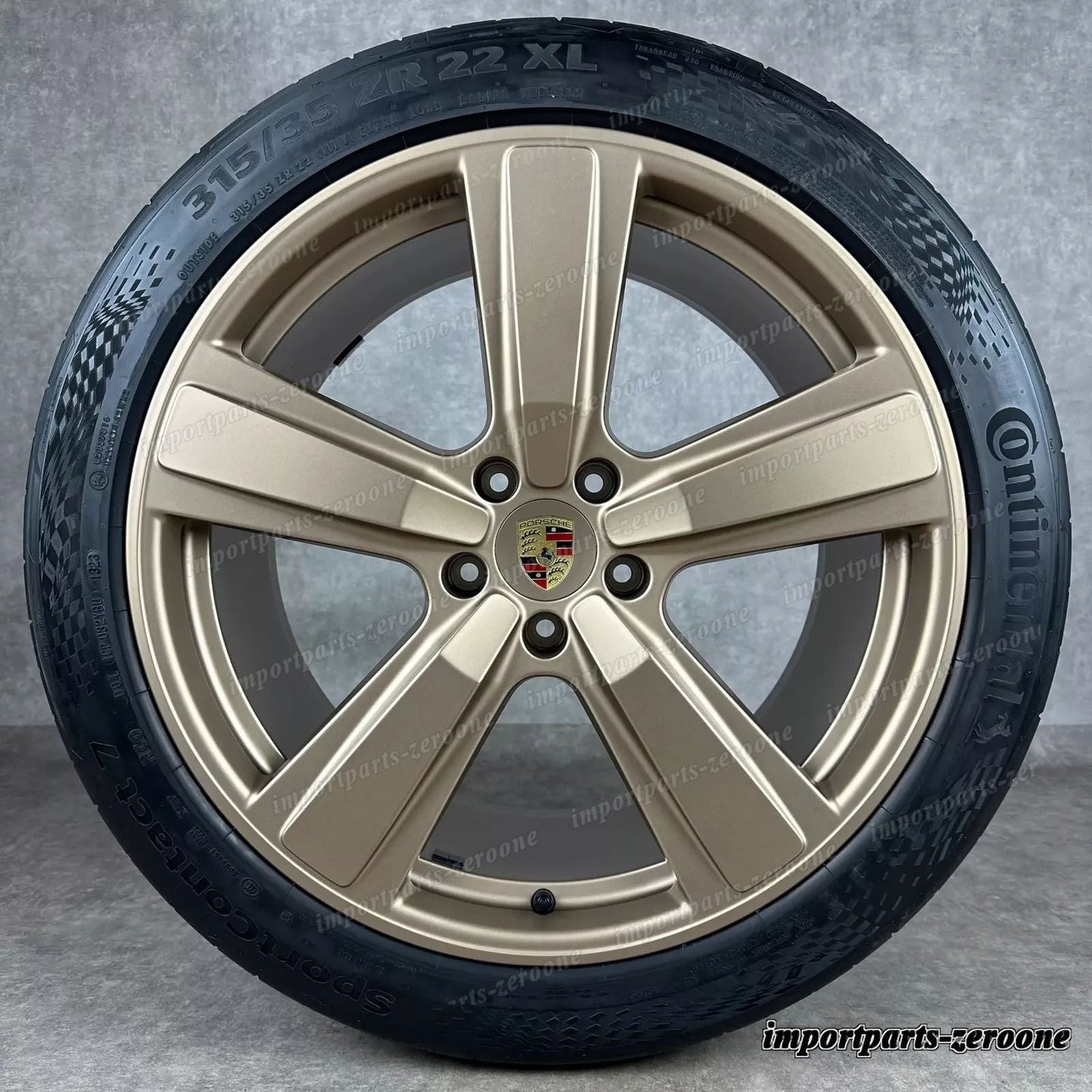 サマーセット カイエン E3-2 22インチ Design Exclusif 純正 ホイール 9YA 新品 Nodyme　-1341