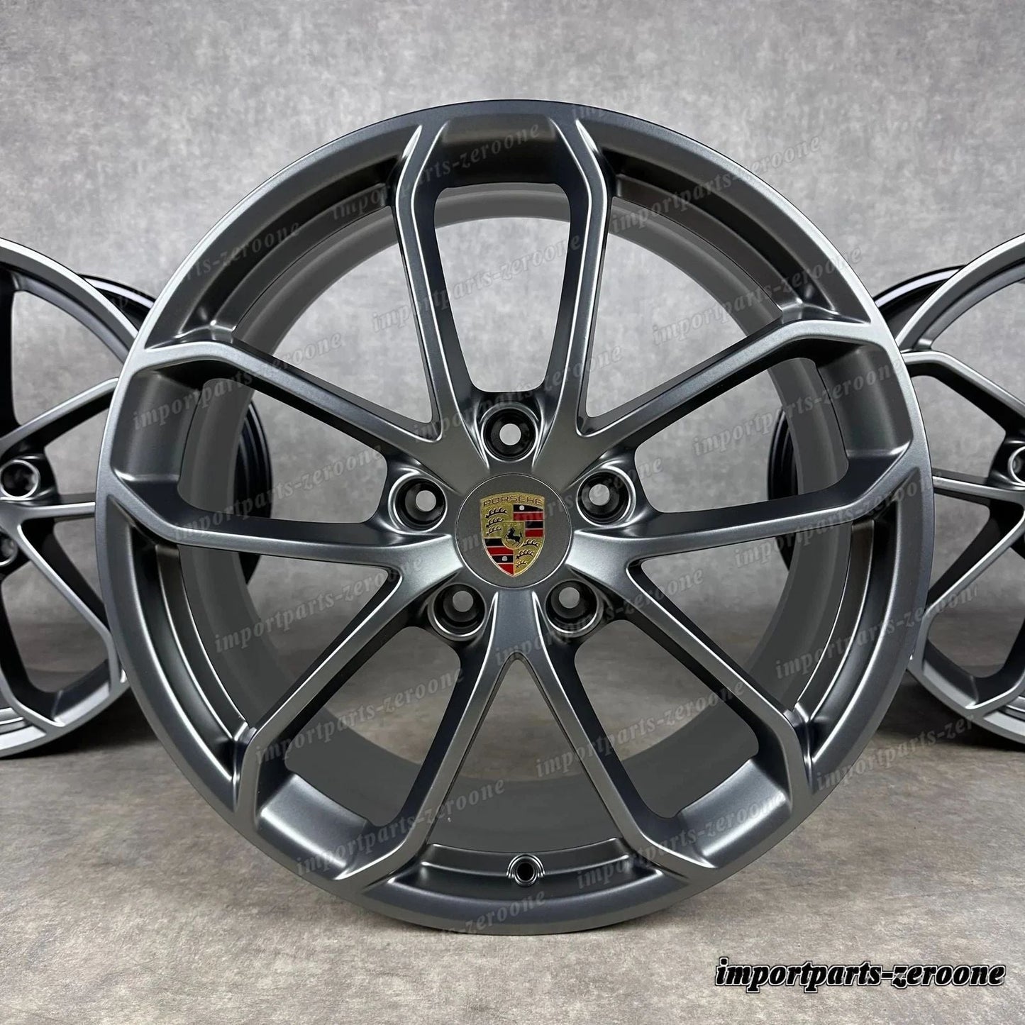 ポルシェ 982/ 718 ケイマン/ ボクスター 20インチ 純正 GT4 Style Edition ホイール Platinum　-1353