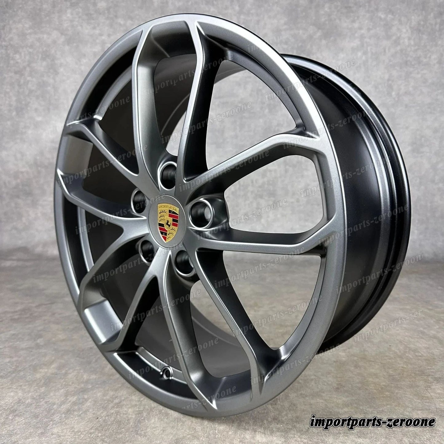 ポルシェ 982/ 718 ケイマン/ ボクスター 20インチ 純正 GT4 Style Edition ホイール Platinum　-1353