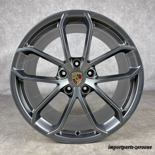 ポルシェ 982/ 718 ケイマン/ ボクスター 20インチ 純正 GT4 Style Edition ホイール Platinum　-1353