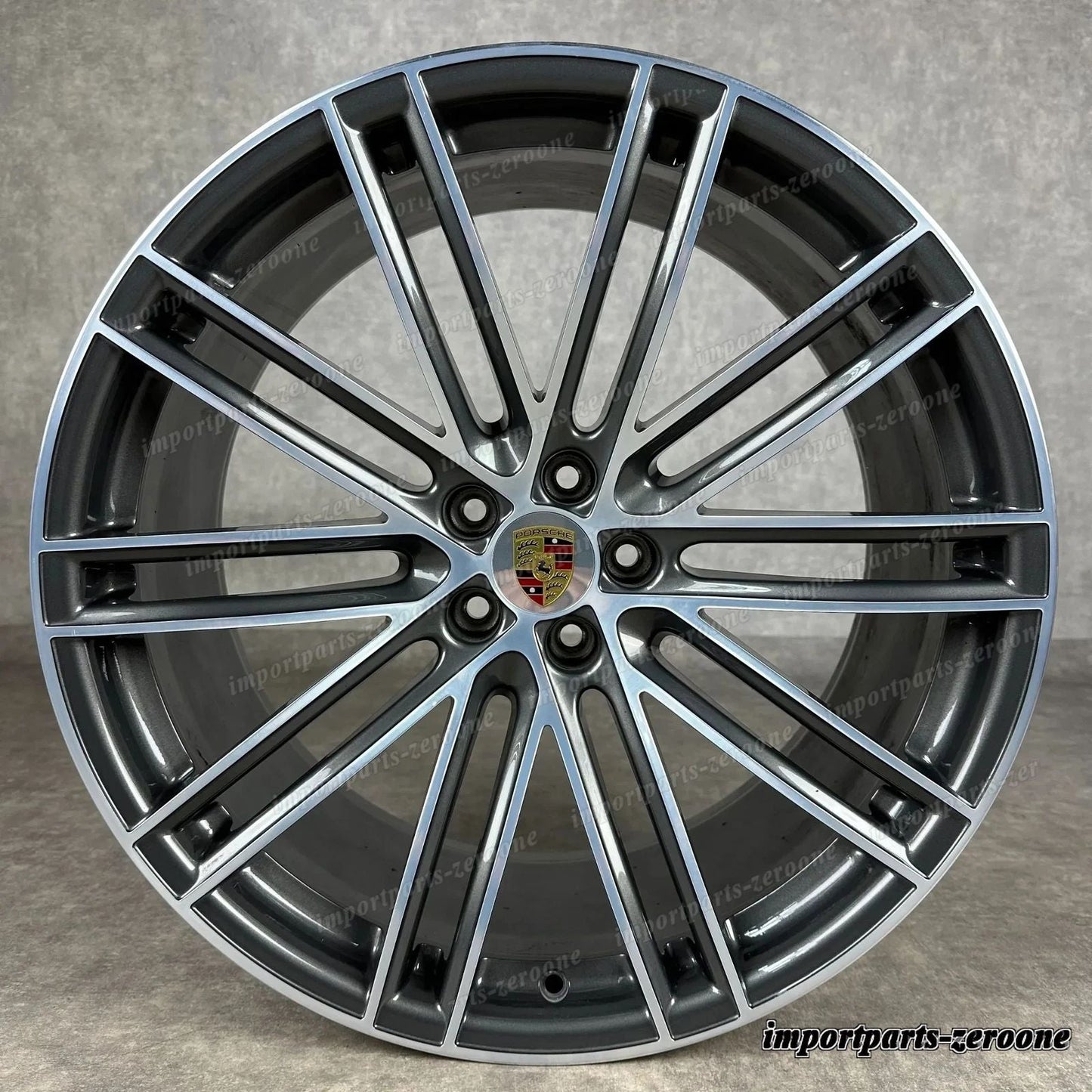 ポルシェ マカン II+III ホイール 21インチ 純正 911 ターボ IV S T GTS TURBO 9,5J + 10J　-1355