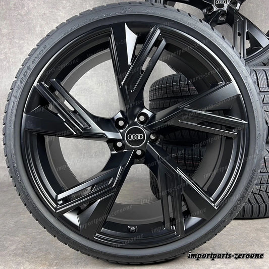 アウディ 22インチ RS6 RS7 ホイール 4K C8 ホイール 純正es P新品s ウィンターセット 4K0601025BL　-1364