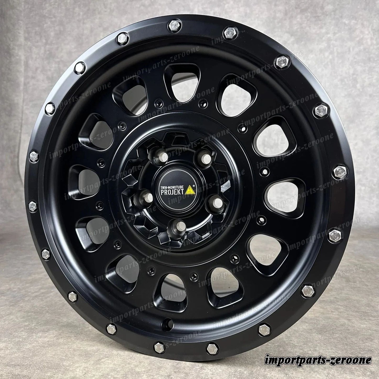 Twin Monotube AT3 Offroad ホイール VW T5 T6 T6.1 8x17 5x120 ET40 All Terrain Black　-1366