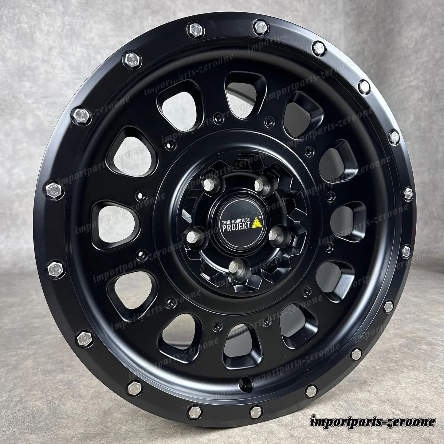 Twin Monotube AT3 Offroad ホイール VW T5 T6 T6.1 8x17 5x120 ET40 All Terrain Black　-1366