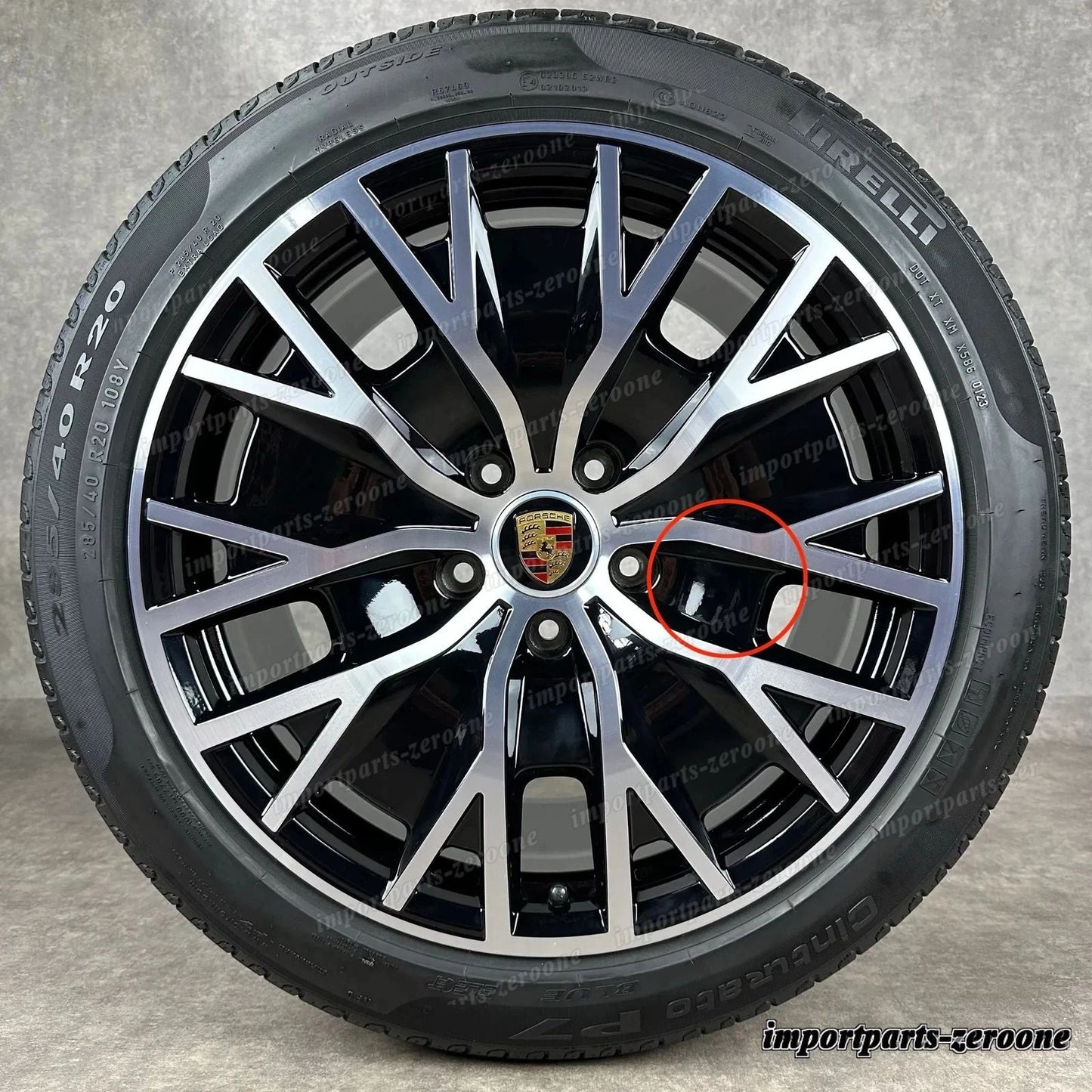 夏用 ポルシェ タイカン 20インチ 純正 ターボ S Aero Cross Turismo 9J1073650F　-1367
