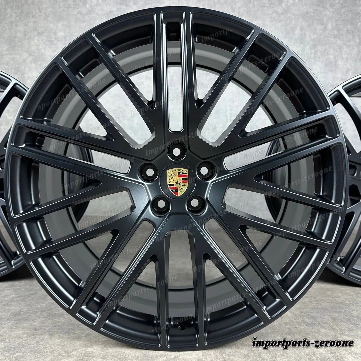 ポルシェ ホイール マカン III 21インチ 純正 911 ターボ V s GTS 95B044668J ブラック 95B　-1385
