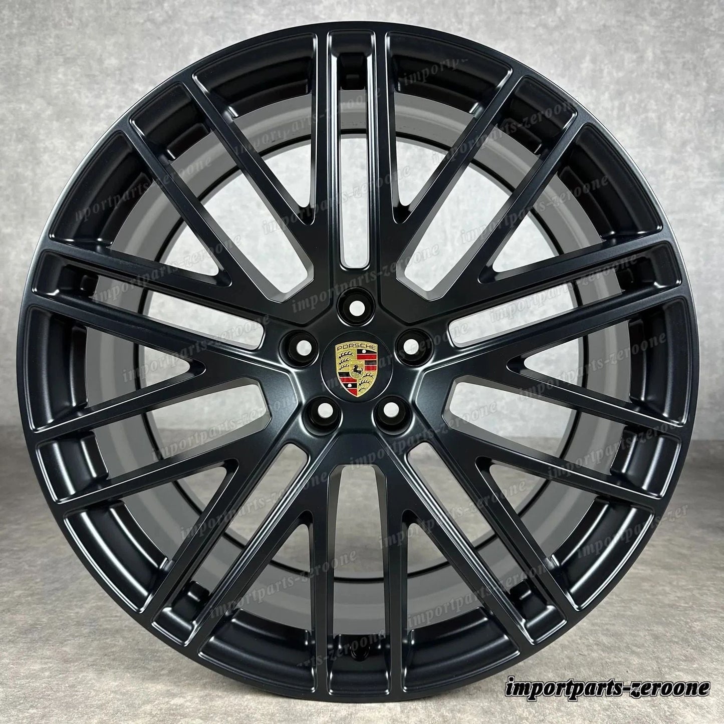 ポルシェ ホイール マカン III 21インチ 純正 911 ターボ V s GTS 95B044668J ブラック 95B　-1385