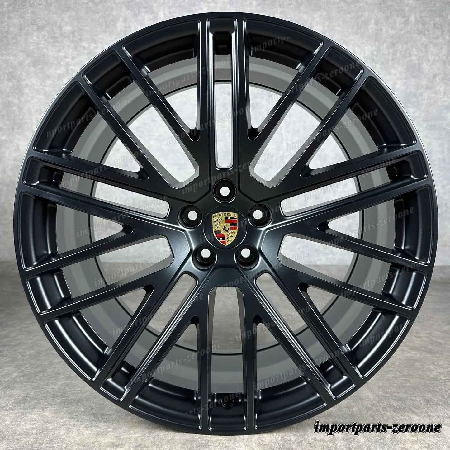 ポルシェ ホイール マカン III 21インチ 純正 911 ターボ V s GTS 95B044668J ブラック 95B　-1385
