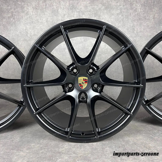 ポルシェ ホイール 991.1 20インチ 純正 カレラ SIII ブラック C4 4S GTS ET52 新品wertig　-1391