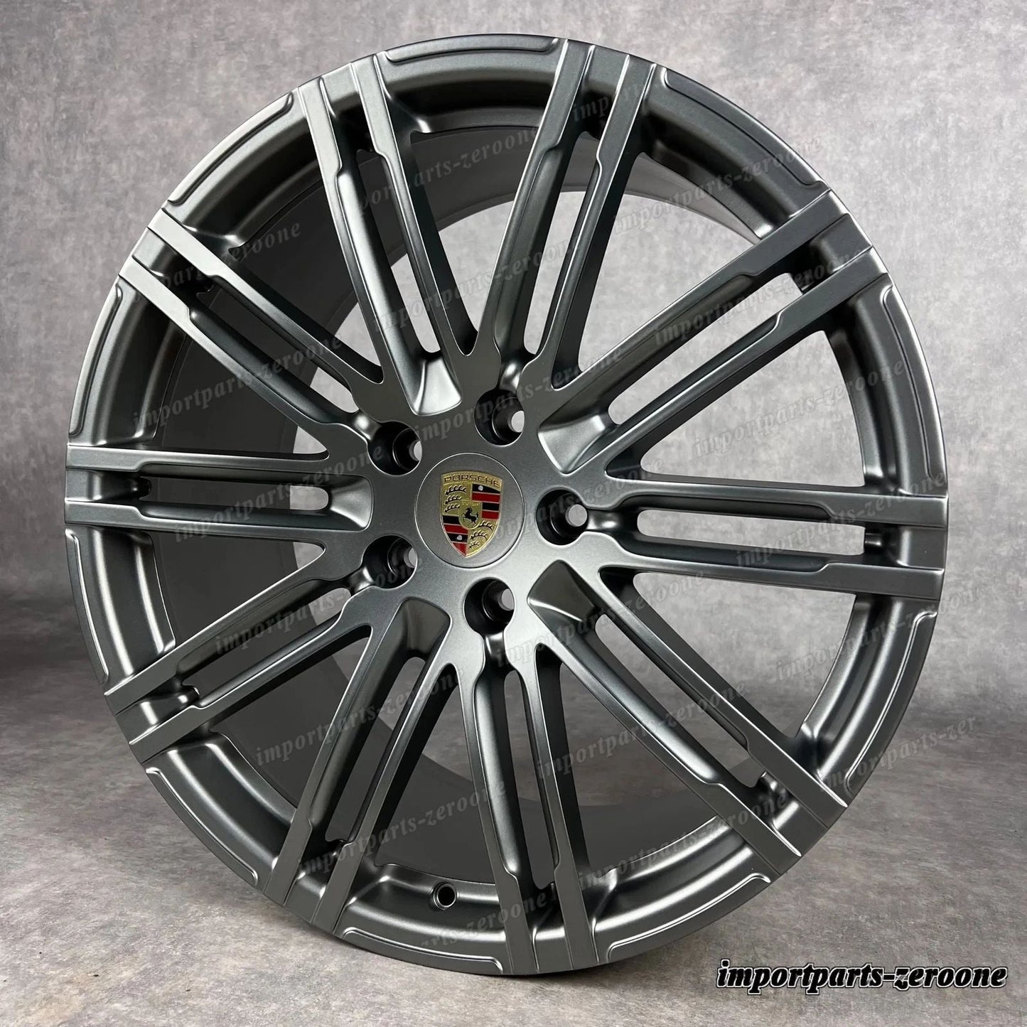 純正 ポルシェ カイエン E2 958 21インチ 911 ターボ III ホイール PLATINUM S GTS 92A 新品　-1394