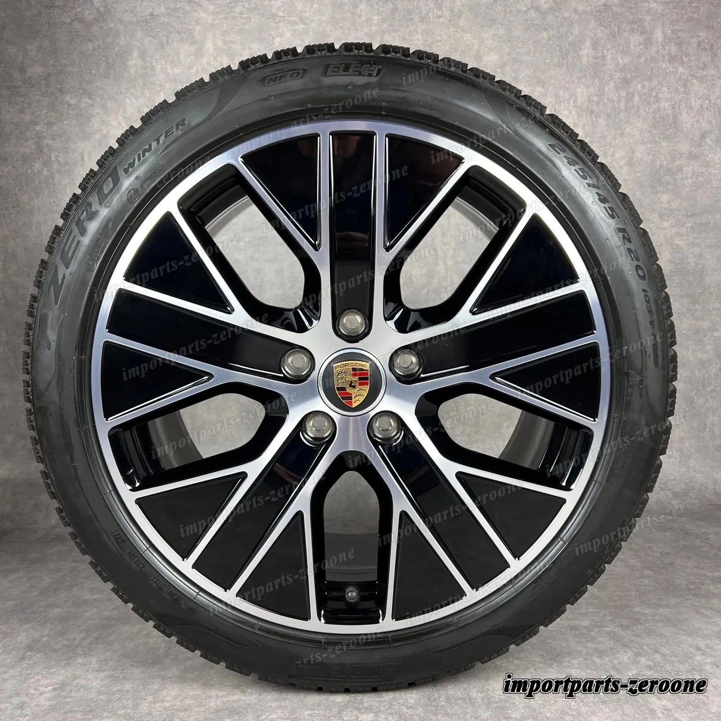 Cerchi Invernali ポルシェ タイカン 20インチ 純正i ターボ Aero Design Cross S 4S GTS　-1401