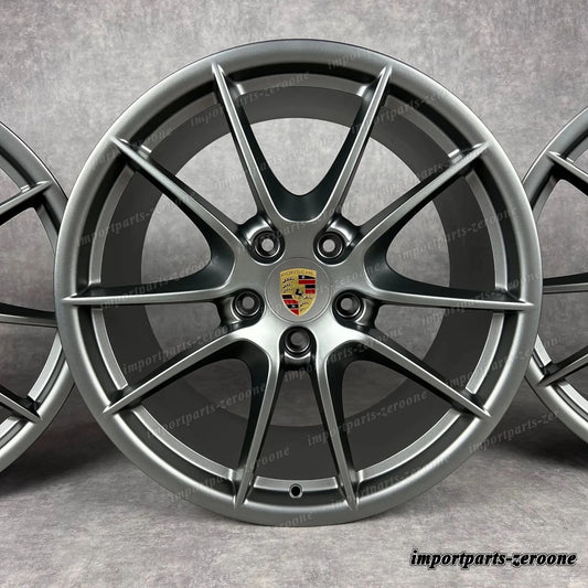 純正 ポルシェ 991.1 20インチ C4 4S カレラ SIII ホイール Platinum GTS Targa ターボ　-1411
