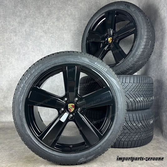 冬用 カイエン E3-II 22インチ 純正 Exclusive Design ホイール ターボ 9Y0044603R　-1413