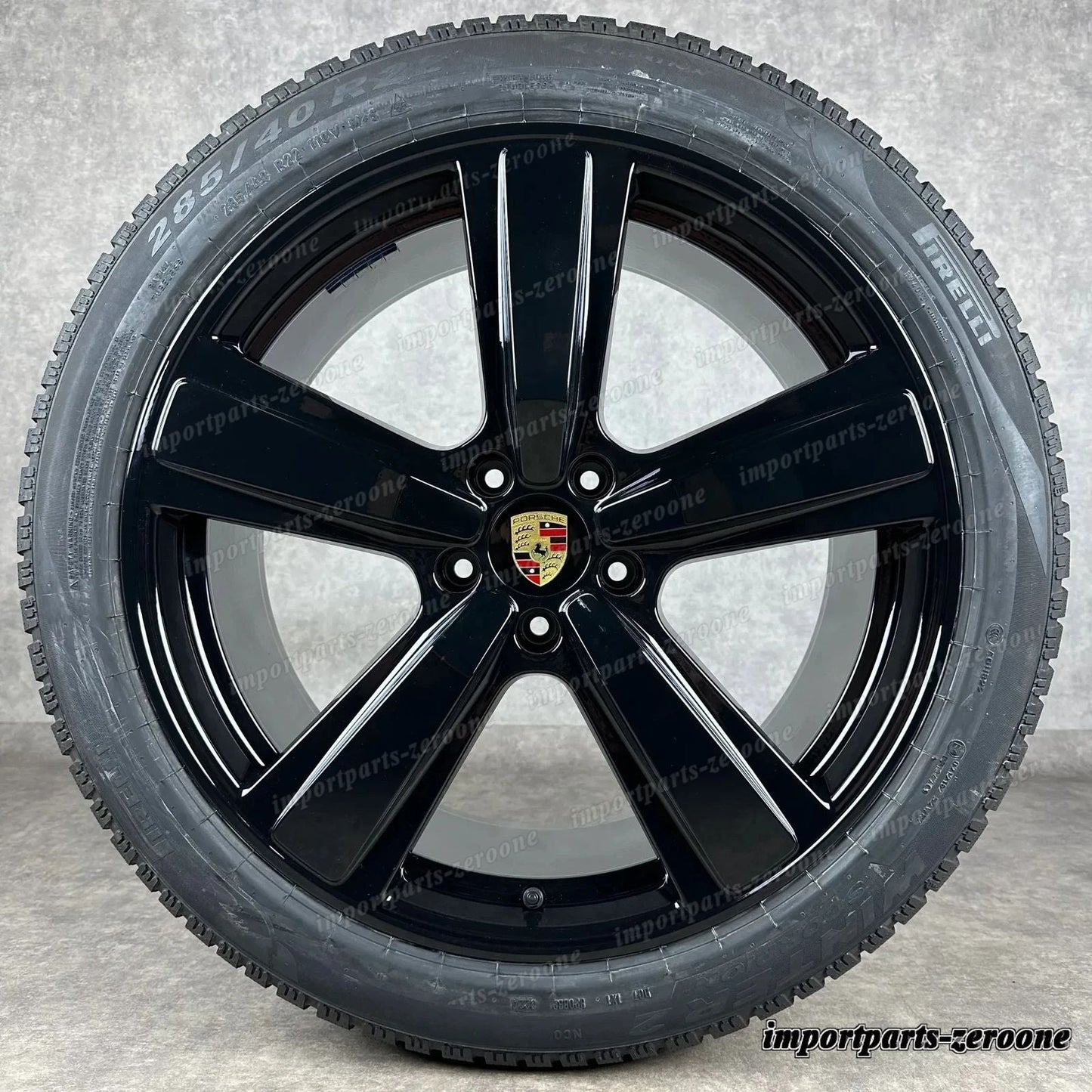 冬用 カイエン E3-II 22インチ 純正 Exclusive Design ホイール ターボ 9Y0044603R　-1413