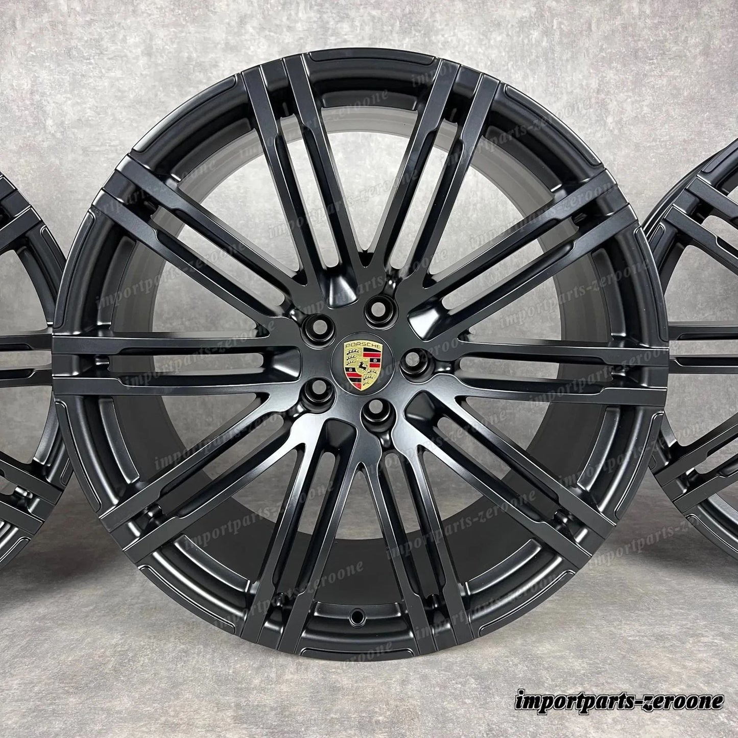 ポルシェ マカン ホイール 21インチ 純正 ターボ III Roue S GTS Noir Brillant 新品F　-1418