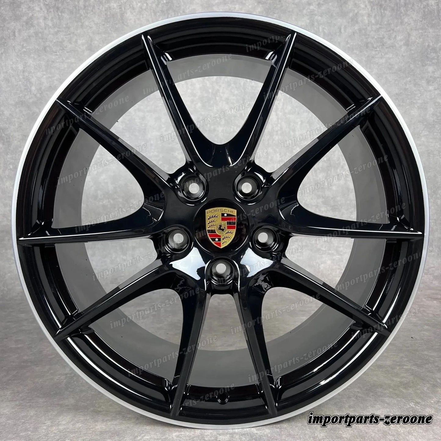 純正 ポルシェ 991.1 20インチ C4 4S カレラ SIII ホイール ブラック GTS Targa ターボ TOP　-1427